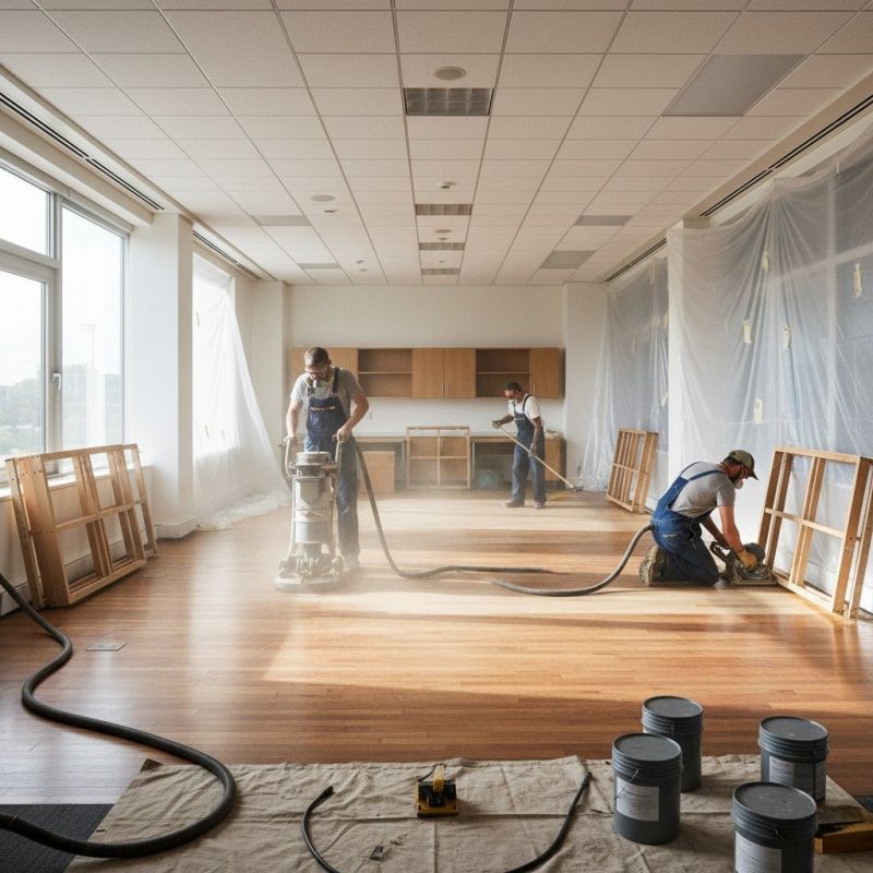 Hardwood Floor Refinshing