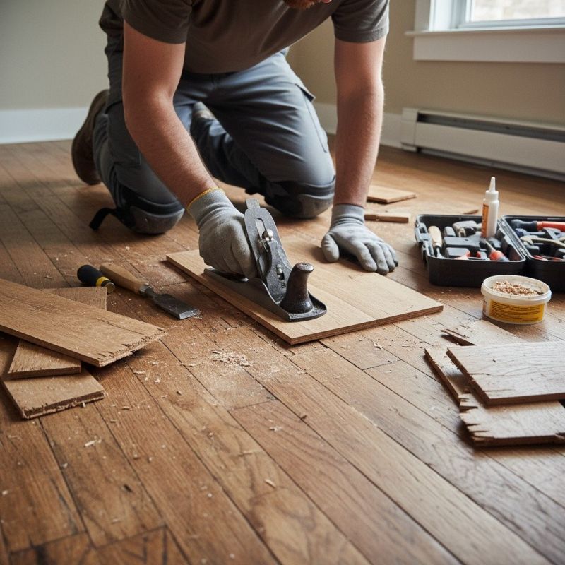 Local Wood Flooring Repair pros at work